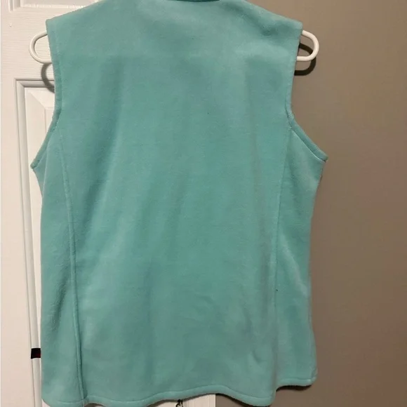 🩵 Woolrich Women’s Fleece Vest – Size Small (Breeze Blue) 🩵 - Picture 6 of 8